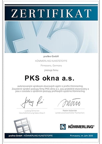 Certifikáty a ostatní osvědčení